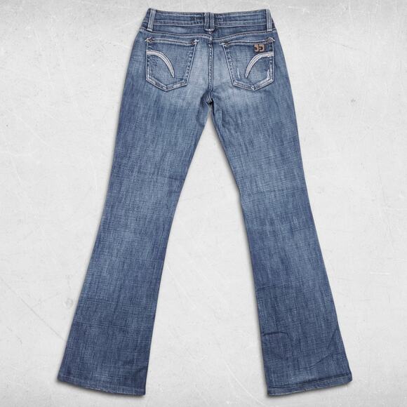 Joe's Jeans Wmns 28 Harvy Wash Distressed Honey Bootcut Designer Western Cowgirl - Picture 3 of 13